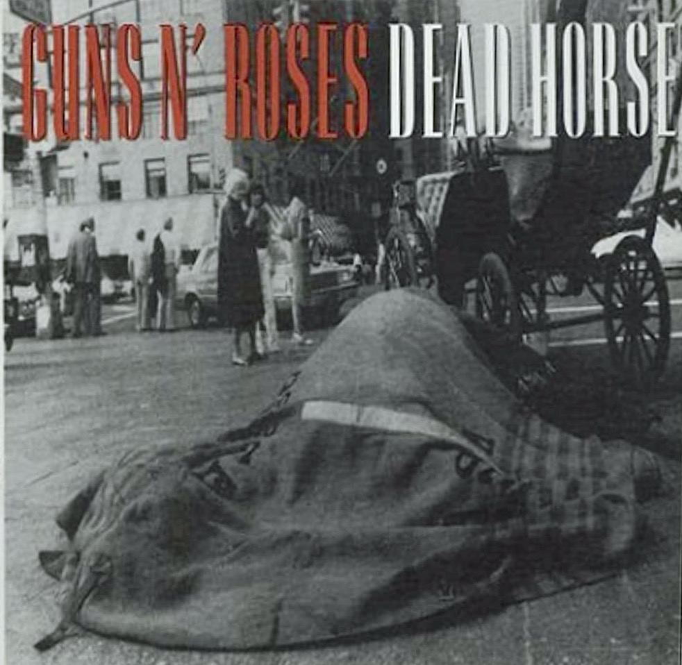 Front cover of Guns N' Roses "Dead Horse" single